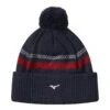 Mizuno Breath Thermo Pom Pom Beanies Deep Navy