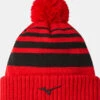 MIZUNO BREATH THERMO POM POM BEANIE RED 1 MIZUNO BREATH THERMO POM POM BEANIE RED -Gofl Club Store 202209S52GW2502 63 Red