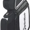 TAYLORMADE 2020 8.0 GOLF CART BAG BLACK/WHITE/CHARCOAL -Gofl Club Store 32927