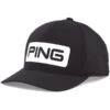 Ping Tour Vented Delta Caps Black -Gofl Club Store 35566 black white ex1.600x600