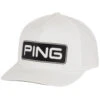 Ping Tour Vented Delta Caps White -Gofl Club Store 35566 white black ex1. x1000