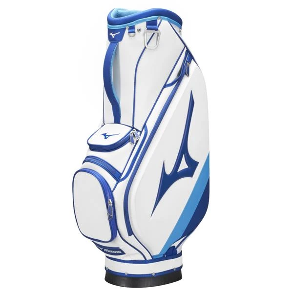 Mizuno Tour Staff Cart Bag 22 5W White Blue 3 Mizuno Tour Staff Cart Bag 22 5W White Blue
