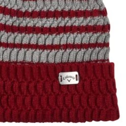 Callaway Pom Pom Beanie Cardinal Red -Gofl Club Store CA20H0314006 1 L