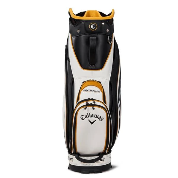 Callaway Staff HG Rogue Trolley White Black Gold 4 Callaway Staff HG Rogue Trolley White Black Gold - Image 2