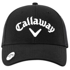 Callaway Gents Stitch Magnet Adj Cap Black -Gofl Club Store CA22H0309001 2 L