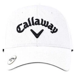 Callaway Gents Stitch Magnet Adj Cap White -Gofl Club Store CA22H0309006 2 L