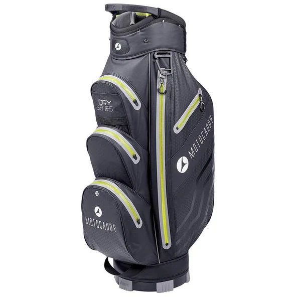 Motocaddy Dry Series Cart Bag Charcoal/Lime 3 Motocaddy Dry Series Cart Bag Charcoal/Lime