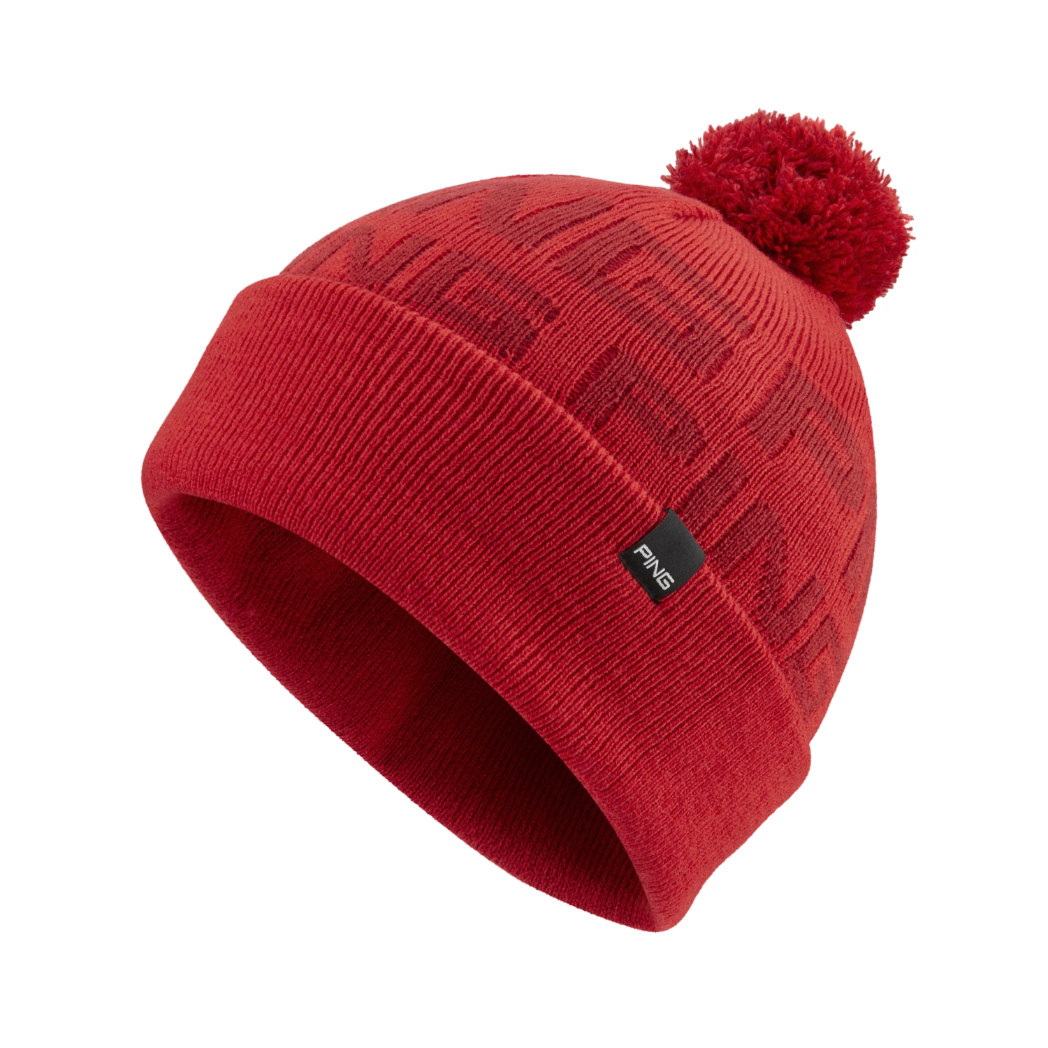Ping Logo II Bobble Hats Lava/Red 3 Ping Logo II Bobble Hats Lava/Red