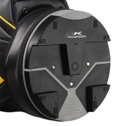 PowaKaddy Dri-Tech Cart Bag Gunmetal Yellow 22 7 PowaKaddy Dri-Tech Cart Bag Gunmetal Yellow 22 -Gofl Club Store PW22A0301001 2 L