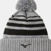 MIZUNO BREATH THERMO POM POM BEANIE GREY 1 MIZUNO BREATH THERMO POM POM BEANIE GREY -Gofl Club Store S52GW2502 05 Grey 1