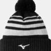 MIZUNO BREATH THERMO POM POM BEANIE BLACK -Gofl Club Store S52GW2502 09 Black