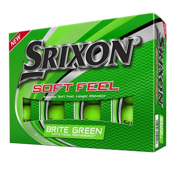 Srixon 22 Soft Feel Golf Balls Dozen Green 3 Srixon 22 Soft Feel Golf Balls Dozen Green
