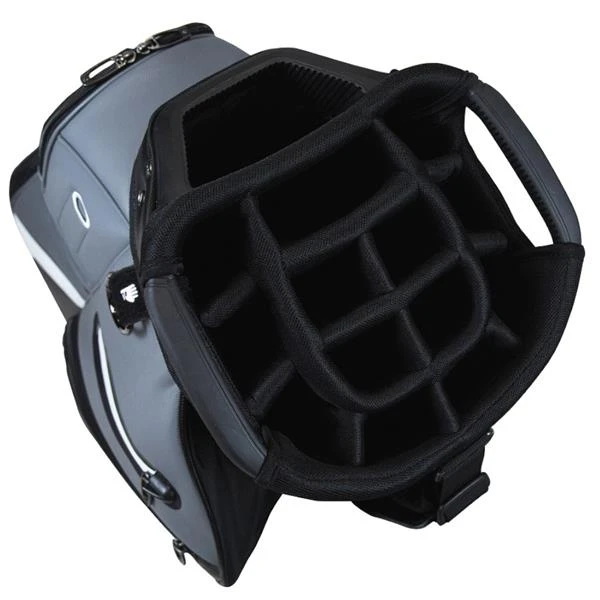 TaylorMade Deluxe Cart Bag Black-Grey 4 TaylorMade Deluxe Cart Bag Black-Grey - Image 2