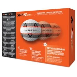 TaylorMade TP5 Pix 2.0 Golf Balls Dozen White (2 Dozen €90) -Gofl Club Store TA21D0103001 2 L