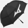 Mizuno Tour Twin Canopy Umbrella Black - White -Gofl Club Store UMB19P002 L