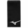 Mizuno Micro Fibre Towel Black - Grey 2 Mizuno Micro Fibre Towel Black - Grey -Gofl Club Store ZT180P001 L