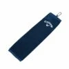 Callaway Tri-Fold Towel 16"x21" Navy -Gofl Club Store callaway trifold towel navy
