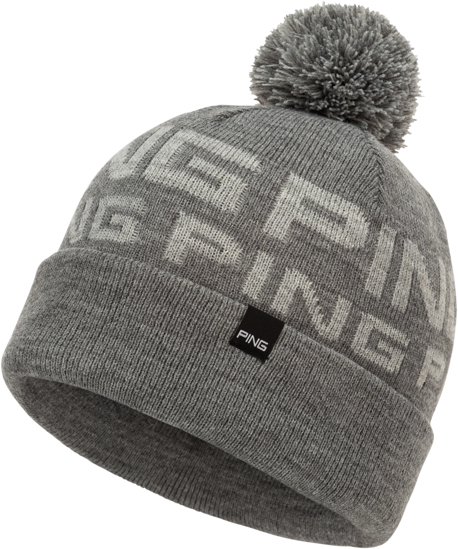 Ping Logo II Bobble Hats Grey Marl/Silver Marl 3 Ping Logo II Bobble Hats Grey Marl/Silver Marl