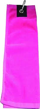 Longridge Blank Luxury 3 Fold Golf Towel -Pink 3 Longridge Blank Luxury 3 Fold Golf Towel -Pink