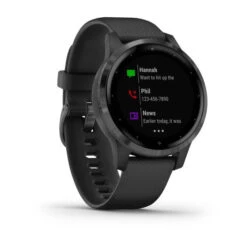 Garmin Vívoactive 4s Black With Slate (PVD Black/Gunmetal) -Gofl Club Store lf lg 36461e79 8796 47bc 9416 971e5cfff4b4