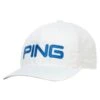 Ping Classic Lite Golf Cap White/Blue -Gofl Club Store ping classic lite golf cap 35980 06 1 1