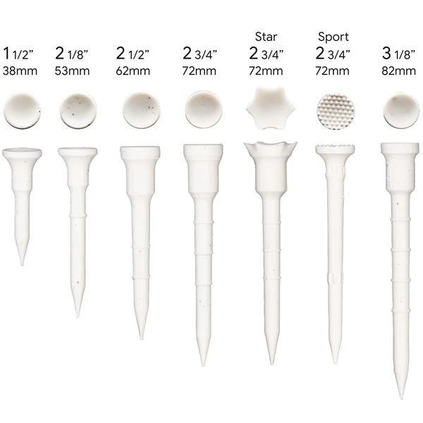 Lignum 72mm Tees 12pk - Punchy Pink 5 Lignum 72mm Tees 12pk - Punchy Pink - Image 3